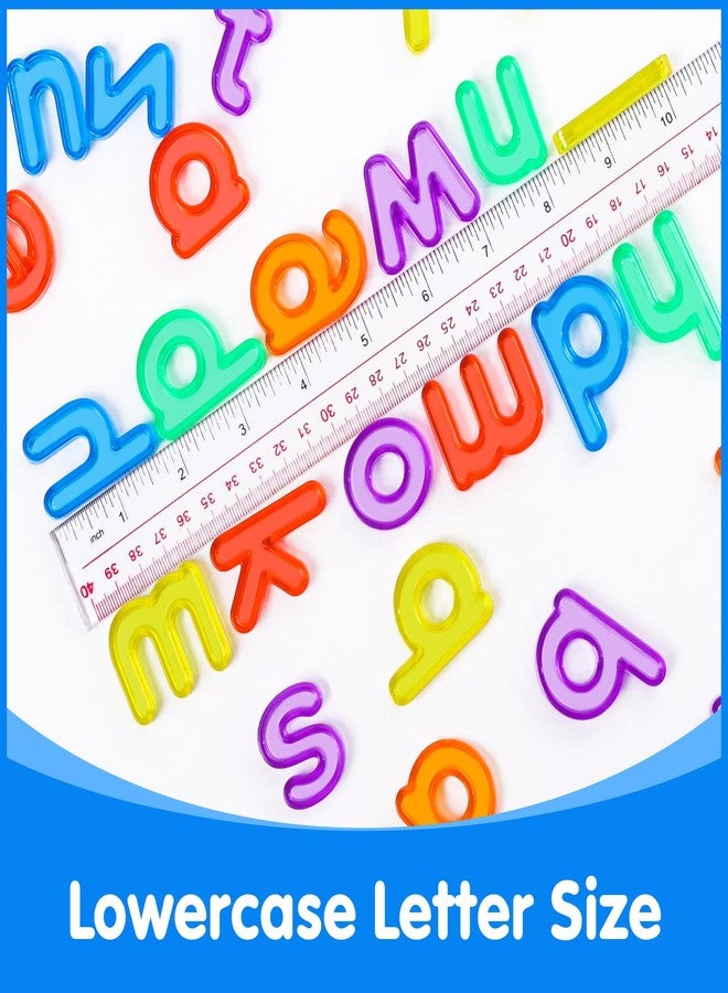 Odoorgames 78 Pcs Translucent Lowercase Letters - Plastic Alphabet Letters - Light Table Play and Early Learning Manipulatives - Image 2